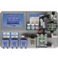 Авт.станция дозир и контр. WATERFRIEND exclusiv Chlor MRD-3 (PН/RX/CL), 2 насоса, web-сервер