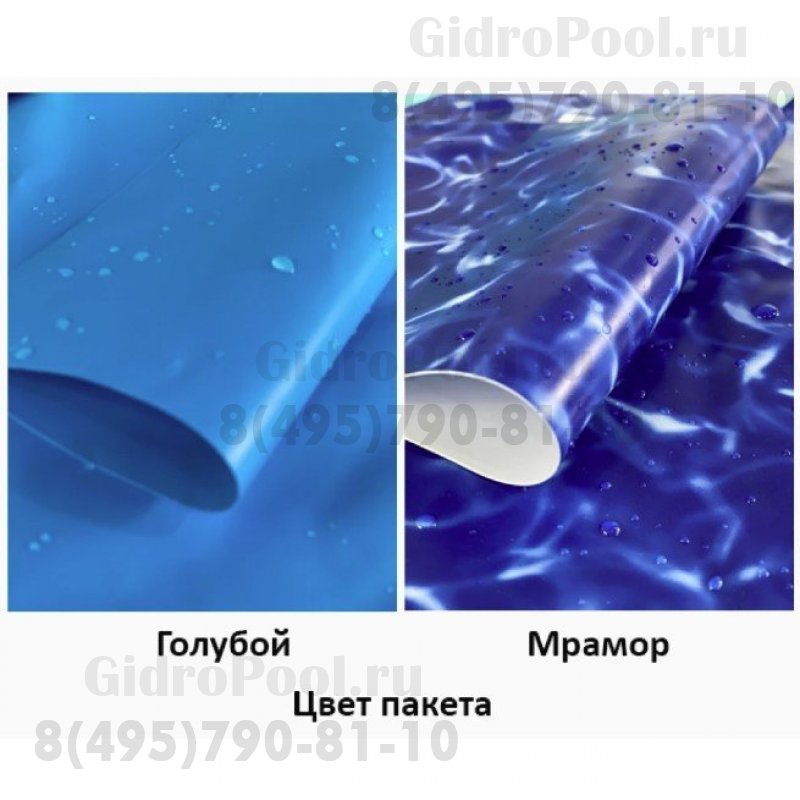 Бассейн круглый Лагуна ( 3,00 х 1,25)(платина RAL7024)каркас,скиммер,чашка 0,4мм/30010-04/ТМ817-04