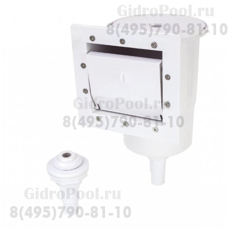 Бассейн круглый Гигабасс ( 5,00 х 1,50)(платина RAL7024)каркас,скиммер,чашка 0,6мм