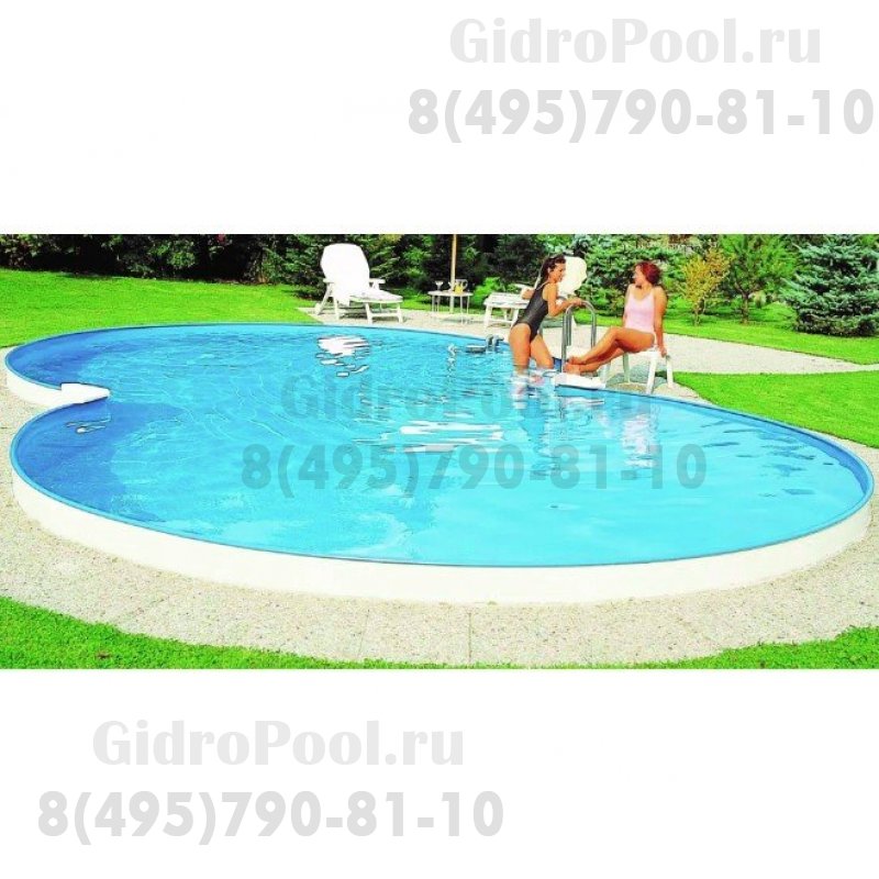 Бассейн в форме восьмерки Summer Fun ( 7,25 х 4,60 х 1,50)