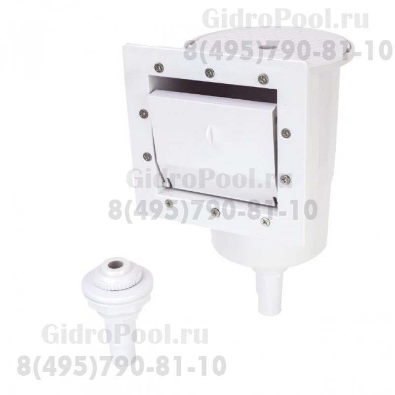 Бассейн круглый Лагуна ( 2,00 х 1,25)(платина RAL7024)каркас,скиммер,чашка 0,4мм