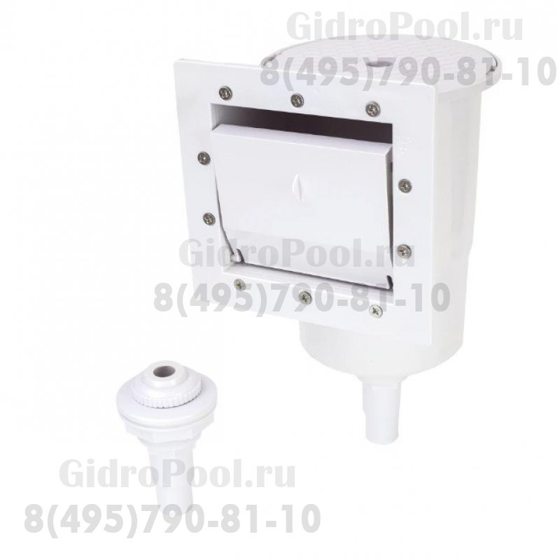 Бассейн круглый Лагуна ( 2,50 х 1,25)(платина RAL7024)каркас,скиммер,чашка 0,6мм