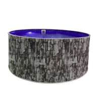 Бассейн круглый Лагуна ( 2,50 х 1,25)(природный камень)каркас,скиммер,чашка 0,6мм