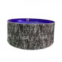 Бассейн круглый Лагуна ( 4,00 х 1,25)(природный камень)каркас,скиммер,чашка 0,6мм