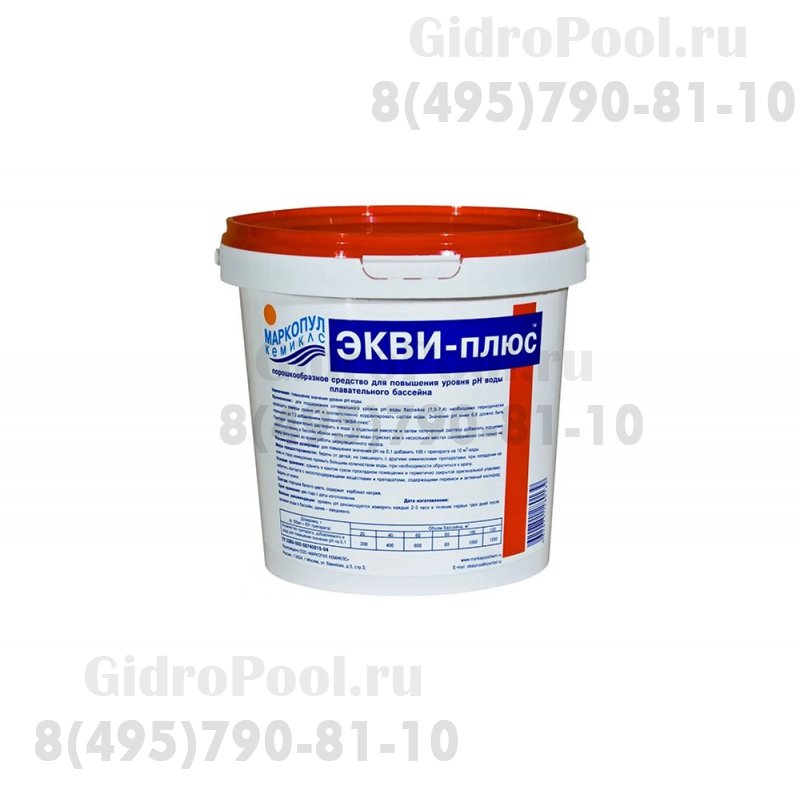 ЭКВИ-плюс порошок (pH-плюс) 4кг