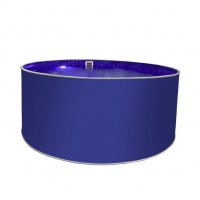 Бассейн круглый Лагуна ( 4,50 х 1,25)(ультрамарин синий RAL5002)каркас,скиммер,чашка 0,6мм