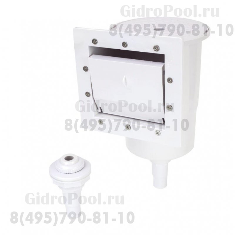 Бассейн круглый Лагуна ( 5,00 х 1,25)(рубиново-красный RAL3003)каркас,скиммер,чашка 0,6мм