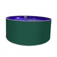 Бассейн круглый Лагуна ( 5,00 х 1,25)(мятно-зелёный RAL6029)каркас,скиммер,чашка 0,6мм