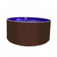 Бассейн круглый Лагуна ( 7,00 х 1,25)(однотонный)каркас,скиммер,чашка 0,4мм