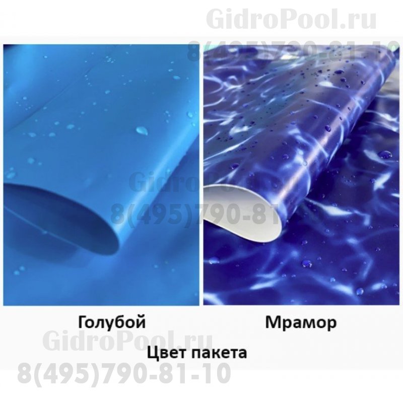 Бассейн овальный Лагуна ( 3,50 х 2,50 х 1,25)(принт)каркас,скиммер,чашка 0,4мм