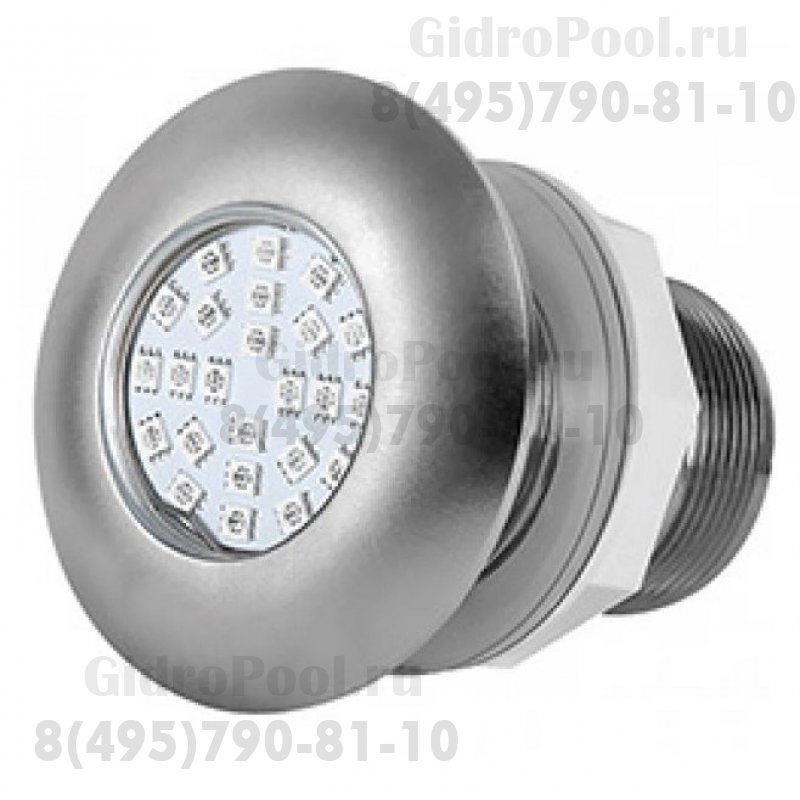 Cветильник N632, LED, белый холодный, встраиваемый, гайка, 5Вт, 12В AC, AISI304