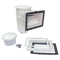 Скиммер из ABS-пластика, 15 л. cо стандарт. раструбом, подкл.внутр. 2