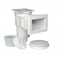 Скиммер из ABS-пластика, 17,5 л. cо стандарт. удлин. раструбом, подкл.внутр. 2