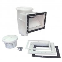 Скиммер из ABS-пластика, 17,5 л. со станд.раструбом, для сборн.бас., подкл.внутр.1½