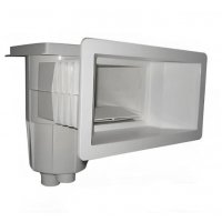 Скиммер для бет. бассейна 15 л. c широким раструбом подкл. внутр. 1½