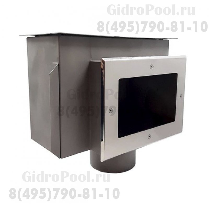 Скиммер нерж. ст. AISI-304 с камерой долива и переливным желобом 2