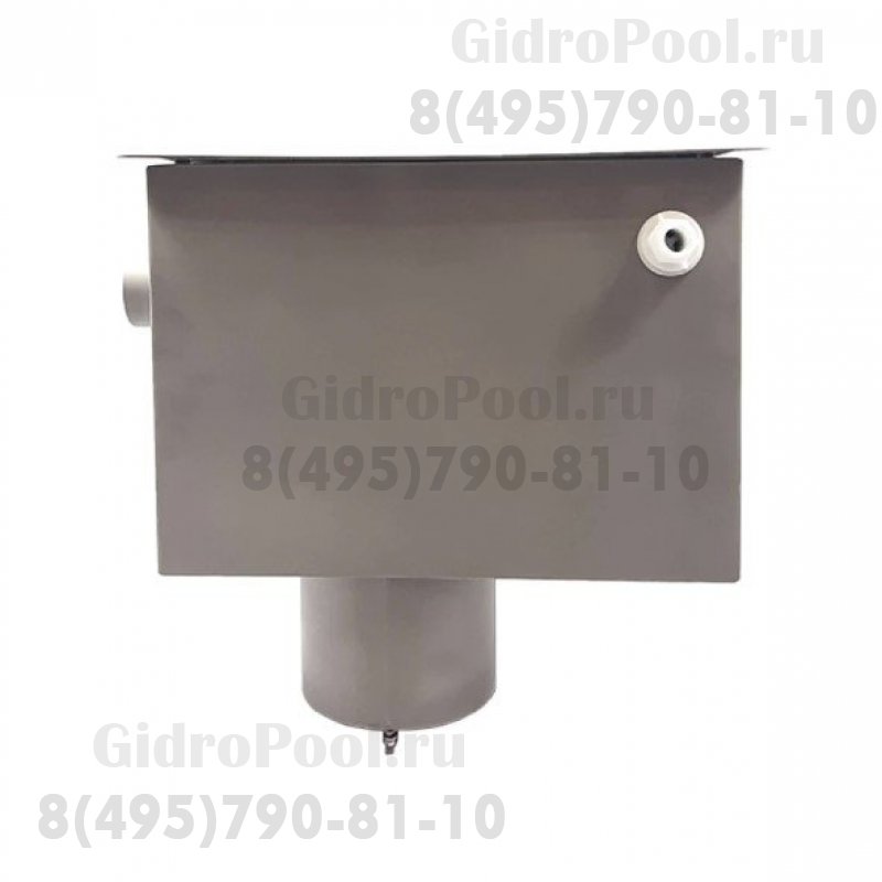 Скиммер нерж. ст. AISI-304 с камерой долива и переливным желобом 2