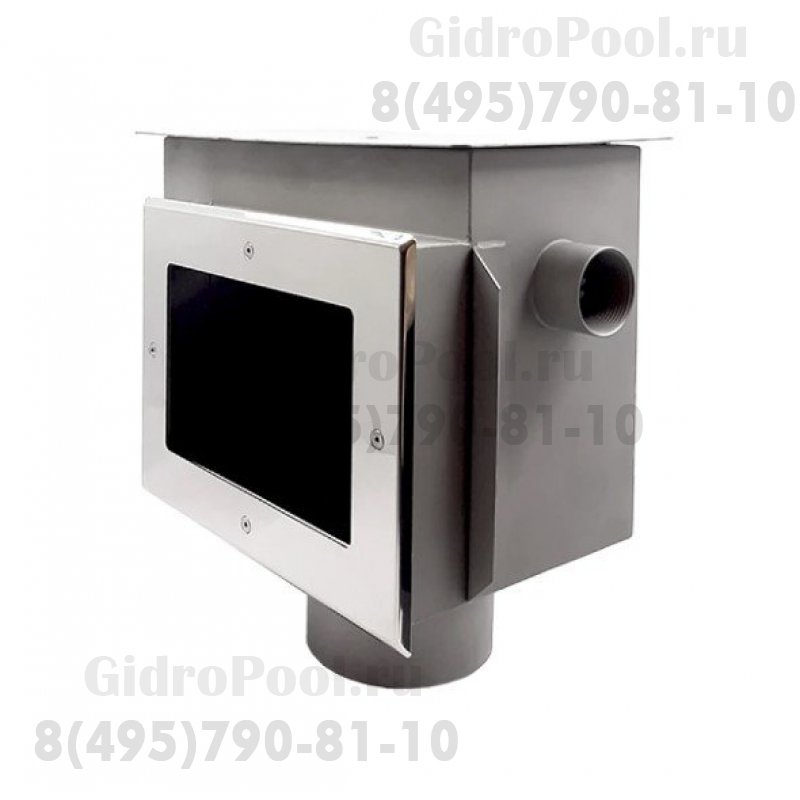 Скиммер нерж. ст. AISI-304 с камерой долива и переливным желобом 2