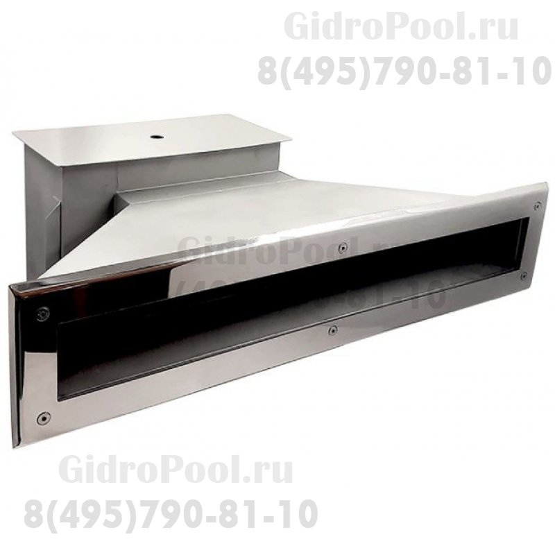 Скиммер нерж. ст. AISI-304 с камерой долива и расширенной горловиной пленка