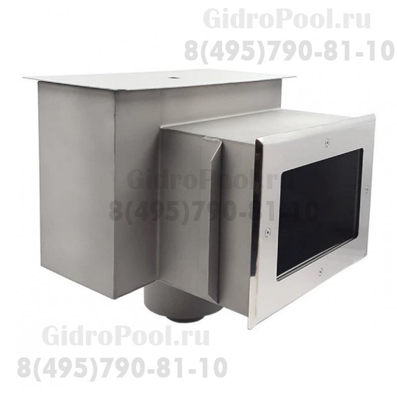 Скиммер нерж. ст. AISI-304 с удлин. горловиной и камерой долива подкл. внутр. 2