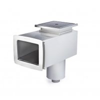 Скиммер нерж. ст. AISI-316 со стандартной горловиной, подкл. 2