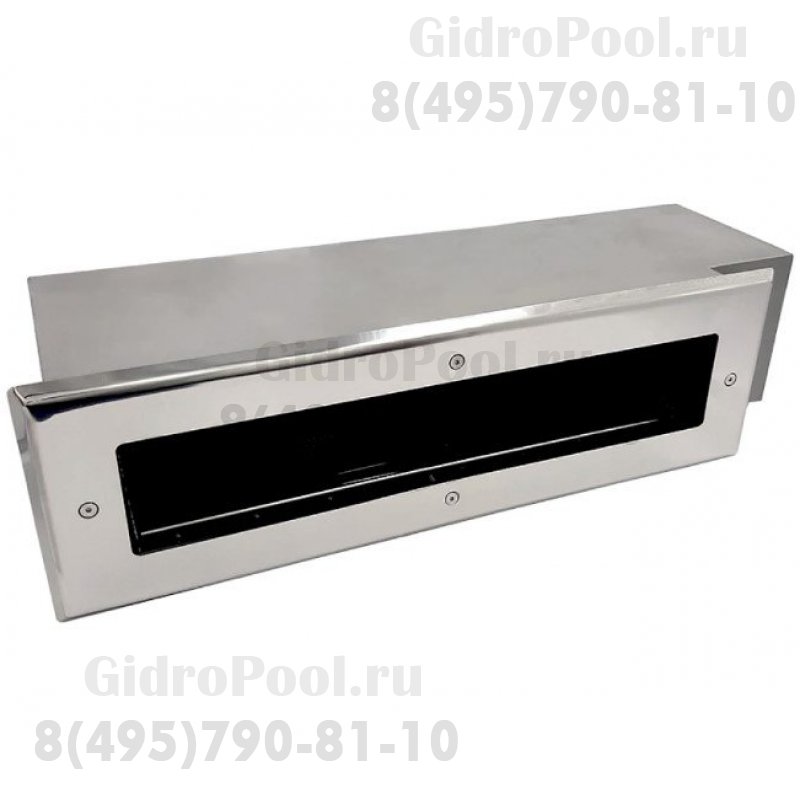 Скиммер нерж. ст. AISI-316 с узкой горловиной подкл. 2