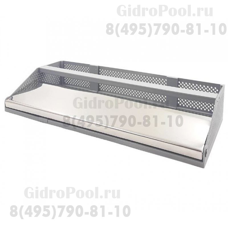 Скиммер нерж. ст. AISI-316 с узкой горловиной подкл. 2