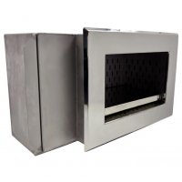 Скиммер нерж. ст. AISI-304 мини с выдвижной корзиной и камерой долива воды подкл. 2