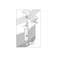 Перекладина-соединитель верхних пластин-фиксаторов (1195) б-на J-4000 (7,3х3,7) 1450836