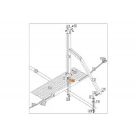 Соединитель нижний крепежный вертикальной стойки (Эсприт, Эсприт-Биг - овал - №23 (н.о.)) 1320154