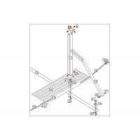 Соединитель верхний крепежн для прямой части бас.(Эсприт, Эспр-Биг - овал, круг -№18 (н.о.)) 1320160