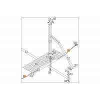 Нижняя направляющая каркаса бассейна Эсприт-Биг (7,3х3,7овал) 1460138