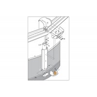 Накладка декоративная нижняя пластик (J-4000 - овал, круг) 1490522