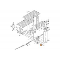 Профиль крепежный стойки боковой басс.(Гибралтар -овал) 1440335