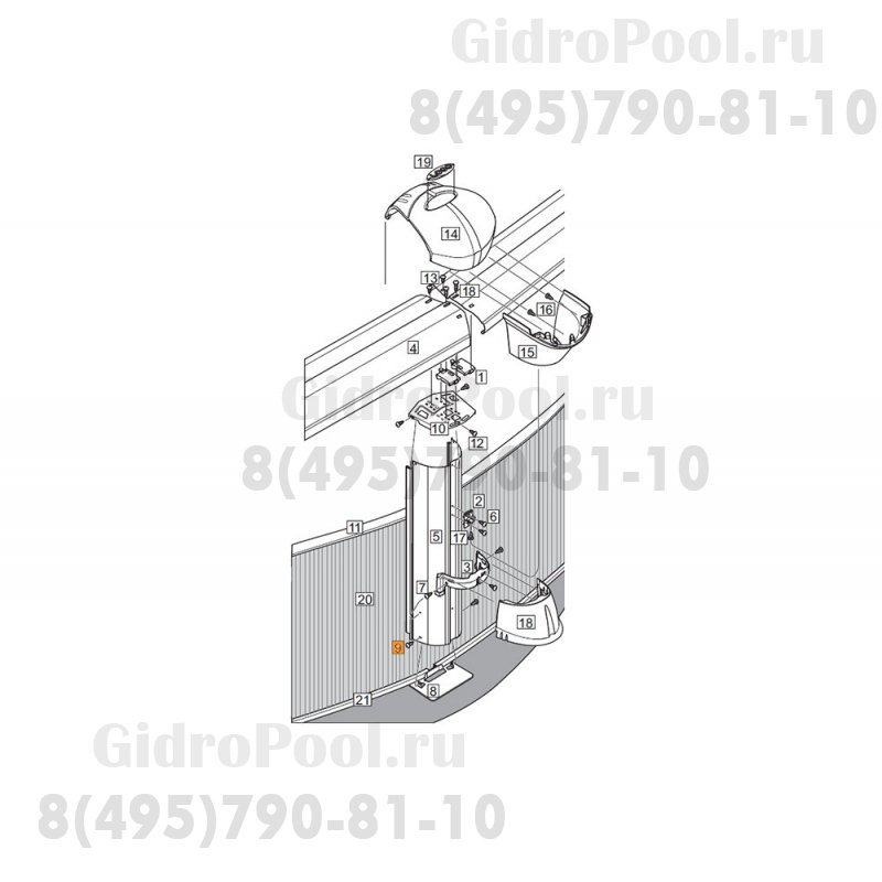 Комплект для монтажа б-на J-4000 (1184298)