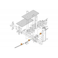Нижняя направляющая каркаса прямой части бас. Эсприт; Эсприт-Биг 7,3х3,7 (1460105)