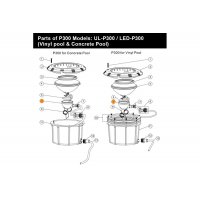Крышка контактов лампы прожектора ULP-300 Emaux 01271001