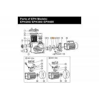 Рабочее колесо насоса SPH200/EPH200 Emaux 01400100