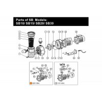 Двигатель к насосу SB30 (220В) Emaux 89021304