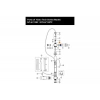Чехол кварцевый установки ультрафиолетовой Emaux Nano Tech UV130 E130430