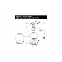 Муфта разъемная со смотр.окном 6-ти поз.вентиля 1 1/2''(с прокл)MPV-01Emaux 89280101/Е190101/190111