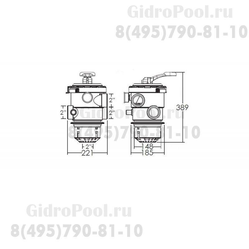Вентиль 6-ти поз. (верхний 2