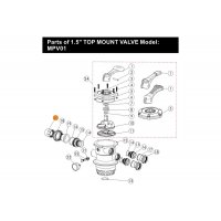 Смотровое окно муфты разъёмной 6-ти поз. вентиля 1 1/2