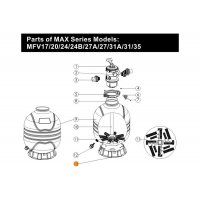 Платформа круглая для бочки фильтра V400-450, S450, P400-450 Emaux MFV17-20 (01111059)