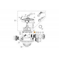 Прокладка-кольцо муфты 6-ти поз. вентиля (2