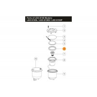 Прокладка-кольцо резиновая уплотнения крышки контактов лампы прож.Emaux UL/LED-S100 2021048/02021016