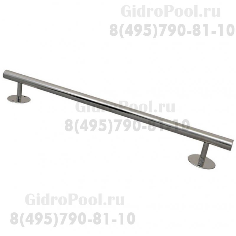 Поручень стеновой прямой 2.0м из нерж. стали AISI-304
