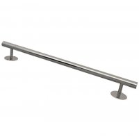 Поручень стеновой прямой 3.0м из нерж. стали AISI-304