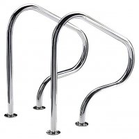 Поручень для выхода из бассейна 800 х 800мм., AISI-316 (2шт.) анкер. Крепление