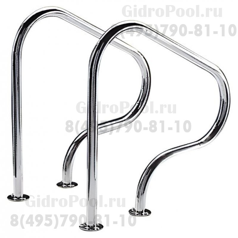 Поручень для выхода из бассейна 800 х 800мм., AISI-316 (2шт.) анкер. Крепление